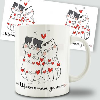 чашки с котиками