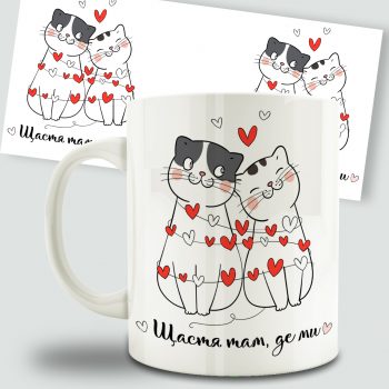 чашки с котиками